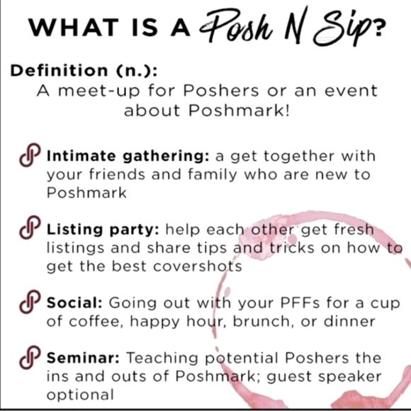 SAVE THE DATE! MY FIRST POSH N SIP! May 28 3PM CST LIVE AND VIRTUAL FROM CHICAGO - Picture 3 of 6